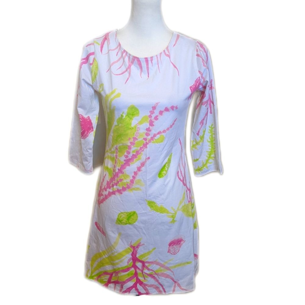 Ana Clare NWT Candy tee t-shirt dress, cotton/spandex, 3/4 sleeves, S